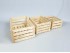 Pine wood basket box 3 sizes Ref.A362517