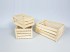 Pine wood basket box 3 sizes Ref.A362517