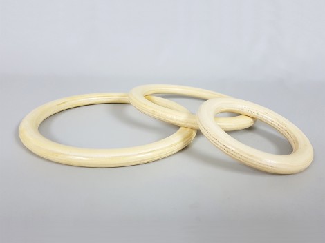 Small wooden hoops Ref.AR 0086