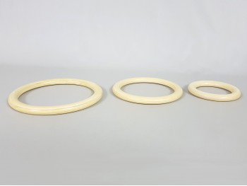 Small wooden hoops Ref.AR 0086