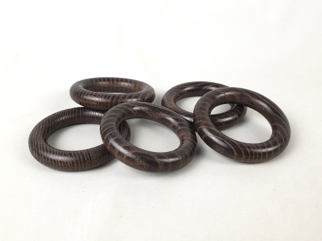 Aro de madera Ø 6 cm. barnizado Ref.136