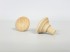 Small mushroom handle in beech Ø3 with spike Ref.11