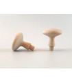 Beech mushroom handle Ø4.5 cm. with spike Ref.13