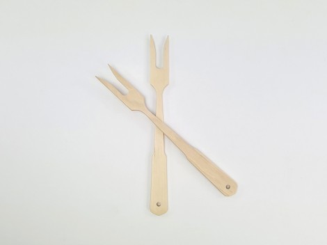 Wooden carving fork 30 cm. Ref.1113
