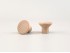 Beech knob handle Ø2.5 cm. with nut Ref.16