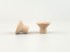Beech knob handle Ø2.5 cm. with nut Ref.16