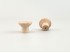 Tirador pomo de haya Ø2,5 cm. c/tuerca Ref.16