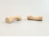 Profiled beech handle 9 cm. Ref.51