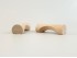 Profiled beech handle 9 cm. Ref.51