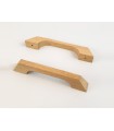 Oak handle handle 12 cm. Ref.52R