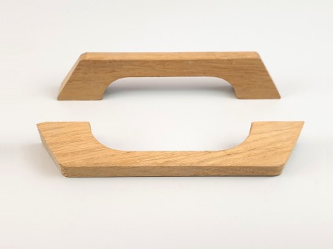 Tirador asa Roble 12 cm. Ref.52R