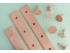 Natural wall coat rack 2, 3 and 4 Star hangers Ref.855E