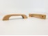 Flat oak handle handle 13 cm. with 2 nuts Ref.53