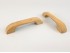 Flat oak handle handle 13 cm. with 2 nuts Ref.53
