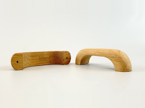 Tirador asa redondeado de Roble Ref.H5