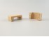 Rectangular beech handle handle 7 cm. Ref.H10