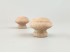 Beech and oak knob handle Ø4 cm. with nut Ref.14