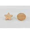 Children's handles 7 cm. NATURAL