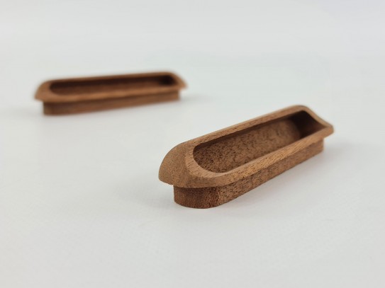 Sapelly rounded inlaid handle 11 cm. Ref.78