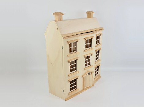 Casita de muñecas de madera rústica Ref.AR12431