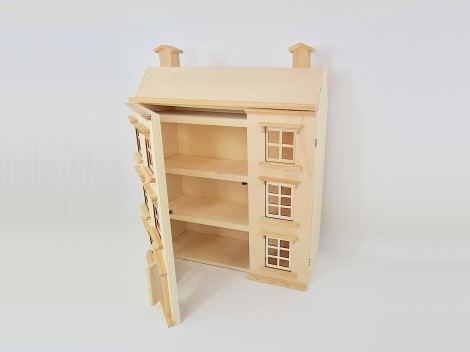 Casita de muñecas de madera rústica Ref.AR12431