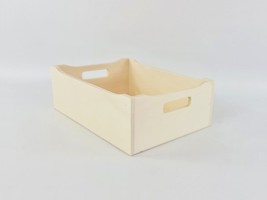 Caja Bandeja de madera 30x22x11 cm. para productos BB Ref.P00TB01