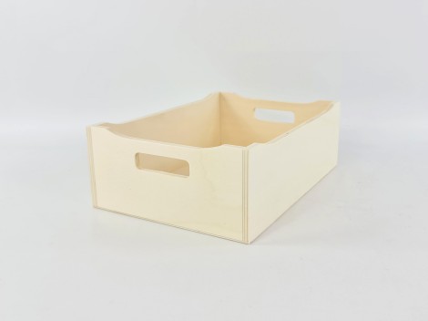 Caja Bandeja de madera 30x22x11 cm. para productos BB Ref.P00TB01
