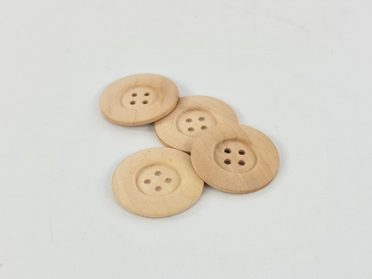Botón de madera Ø6 cm. Ref.OP538742