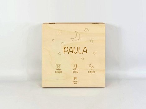 Caja Natalicio Personalizada Ref.CN2021