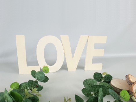 Wooden letters 2 sizes Ref.P1341D