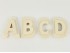 Wooden letters 2 sizes Ref.P1341D