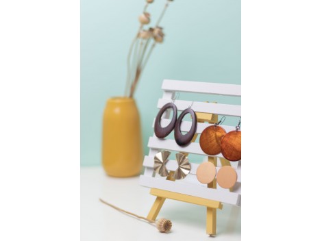 Salvamanteles de madera cuadrado pallet Ref.AT11009