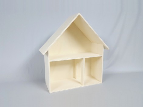 Casa de muñecas de madera 3 divisiones Ref.P00CB13