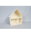 Wooden dollhouse 3 divisions Ref.P00CB13