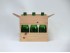 Wooden box 6 beers with 2 rope handles Ref.6cerv