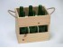 Caja madera 6 cervezas c/2 asas cuerda Ref.6cerv