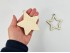 Estrella adorno de Navidad de madera Ref.H3735