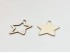 Estrella adorno de Navidad de madera Ref.H3735