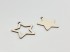 Wooden Christmas ornament star Ref.H3735