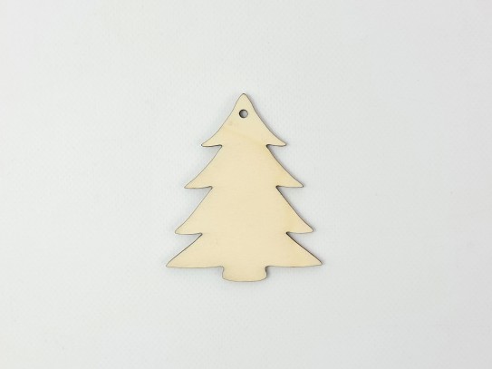Wooden Christmas tree ornament Ref.H3736