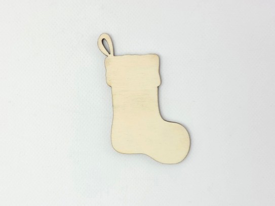 Wooden Christmas ornament boot Ref.H3737