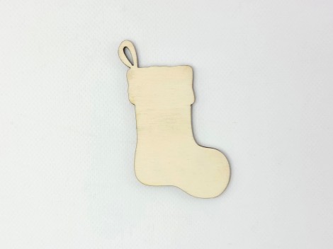 Wooden Christmas ornament boot Ref.H3737