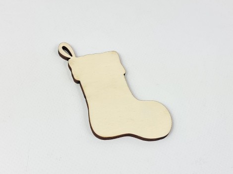 Wooden Christmas ornament boot Ref.H3737