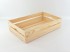 Natural wood basket box 60x40x14 cm. Ref.AT11318