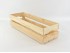 Caja cesta madera natural 60x20x14 cm. Ref.AT11308