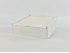 Caja de madera Blanca 17,5x17,5x5,5 cm. c/tapa madera Ref.P00CF3B