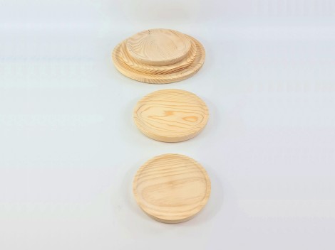 Platos de madera para pulpo varias medidas