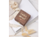 Caja envejecida 8x8x4 cm. bisagra y broche Ref.C1P1F