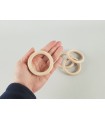 Wooden ring Ø7 cm. Ref.CCAN07