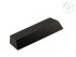 Black pyramidal wooden base, 16x7x3 cm. Ref. MS10183
